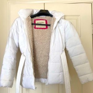 A&F kids Hooded Puffer jacket